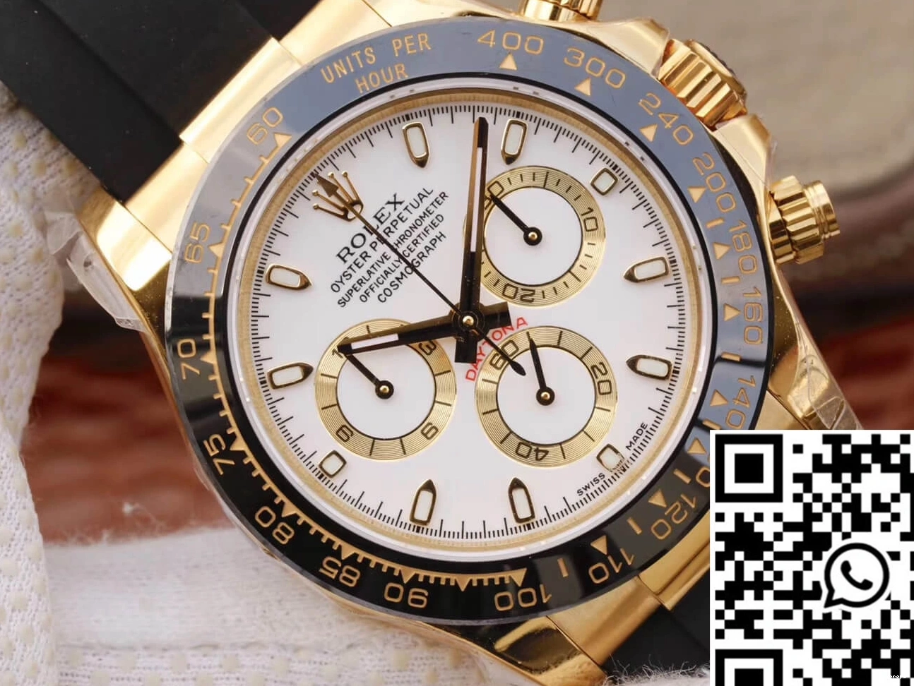 Vibrant 1089 Factory JH Rolex M116518ln-0041 Cosmograph White Dial Daytona 0724